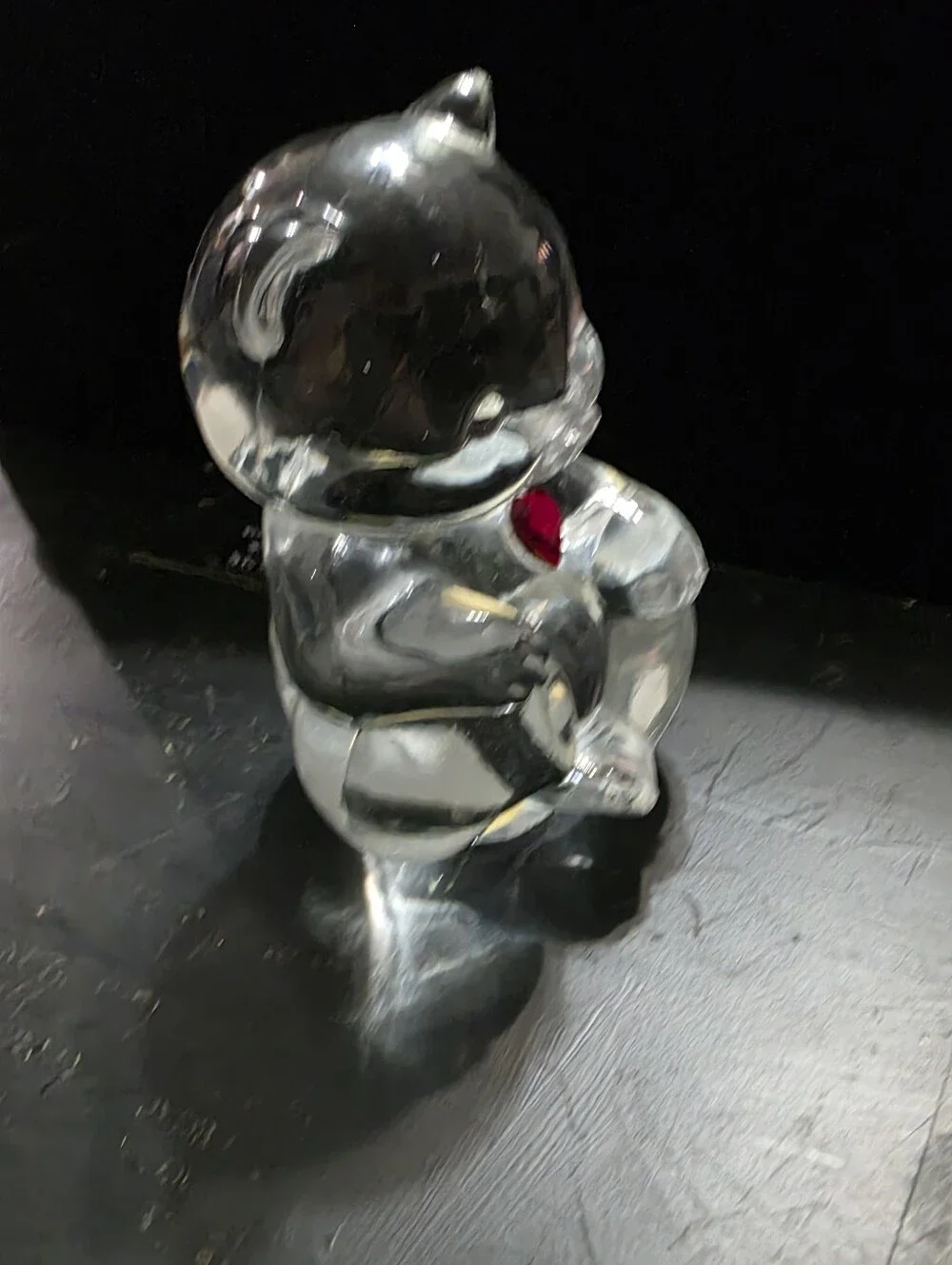 Fenton handcrafted clear